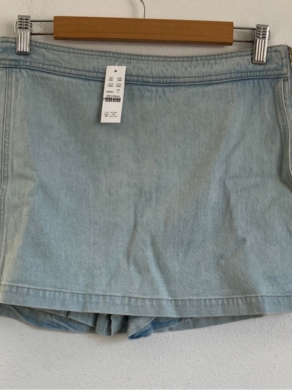 J. Crew denim skort Light Blue Denim Mini - Picture 3 of 6